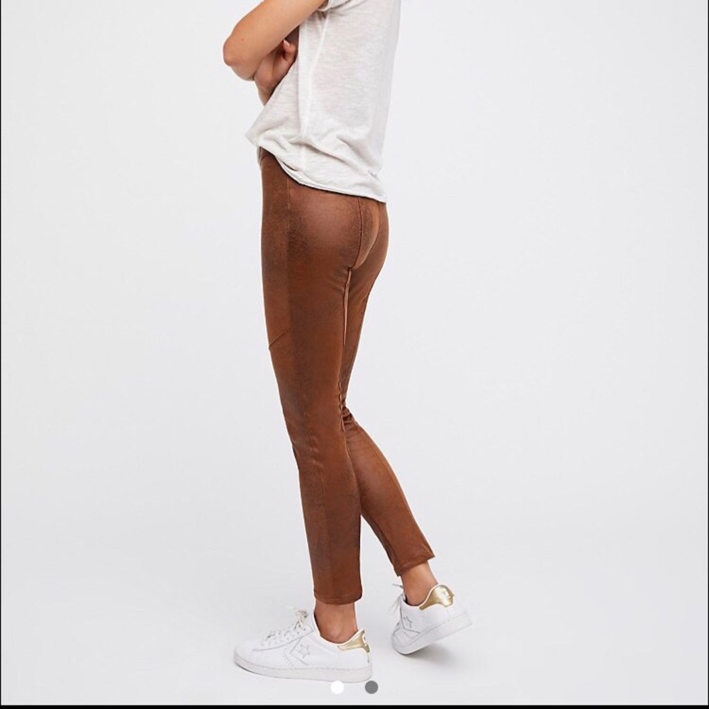 faux suede Free People legging
